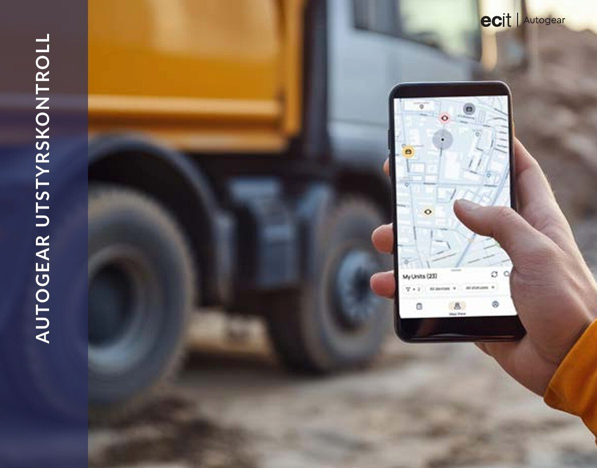 Maskiner, tilhengere, containere – spor alt med Autogear Asset