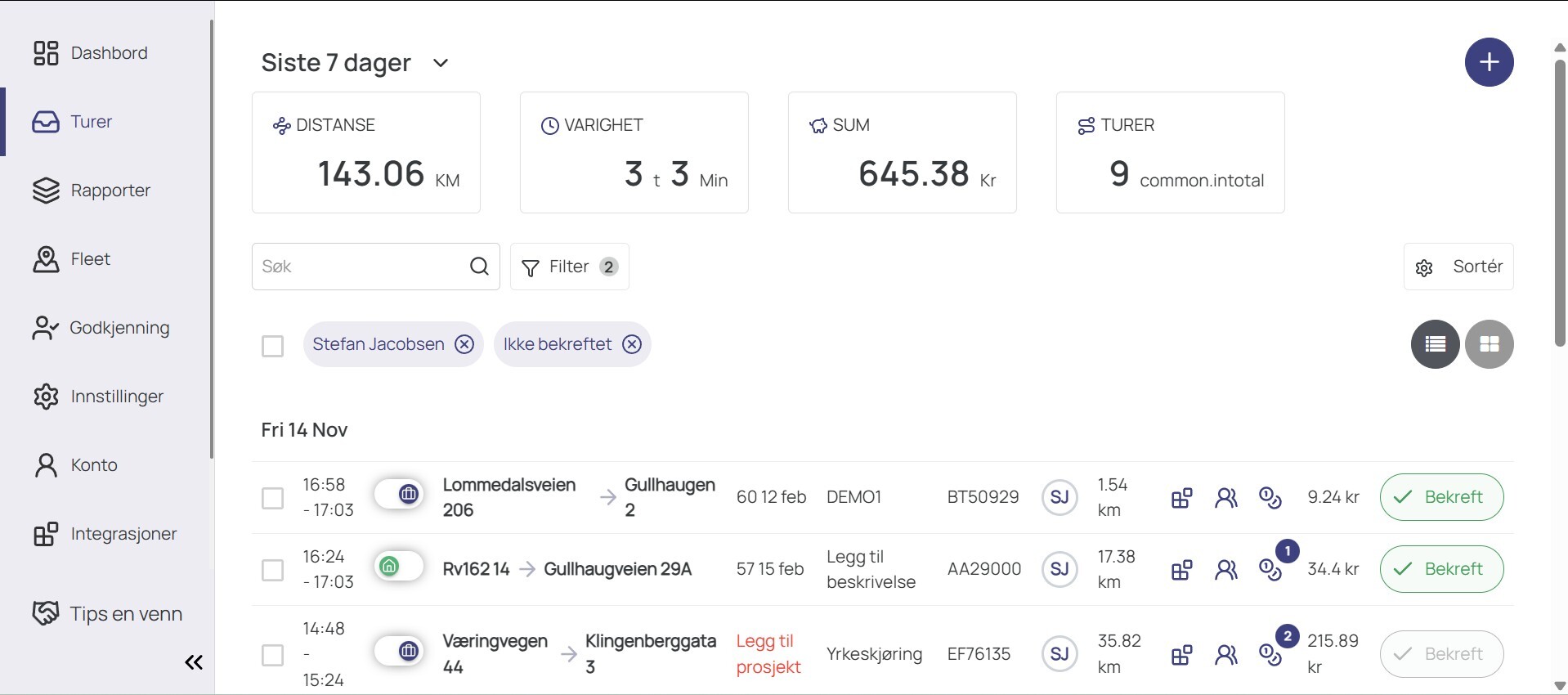 Ny turvisning i Autogear: Mer oversikt. Mindre klikk. Mye smartere.